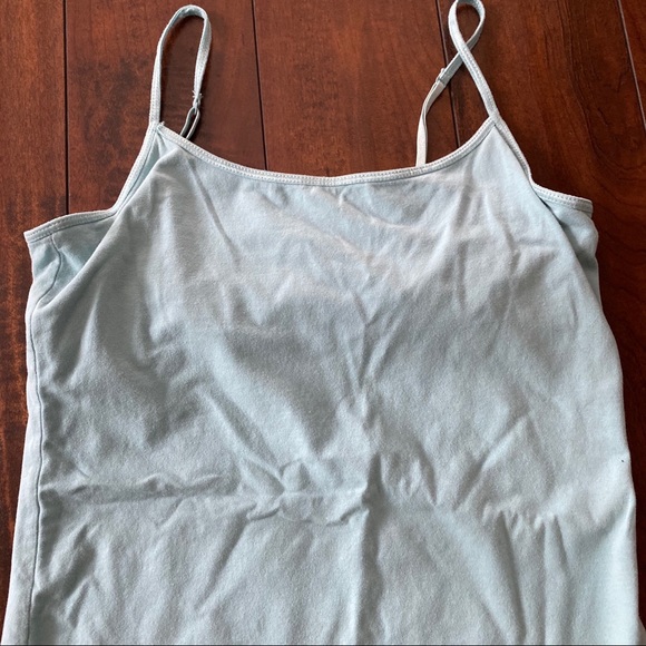 Aeropostale Seafoam Blue Knit Tank Top Medium - Picture 2 of 3